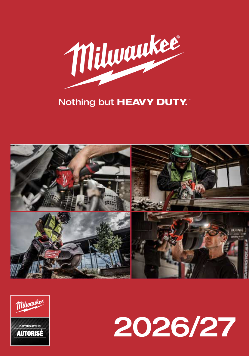 Catalogue Outillages électroportatifs Milwaukee